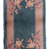 Tapis Vintage Art Déco Chinois Fait Main – 61 x 121 cm - 1C1030