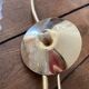 Vintage glass globe lamp