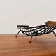 Mid-Century String Fruit Bowl with Teak Handle, 1960s
