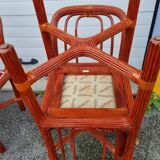 Table & chaises Maugrion Roche Bobois 1980