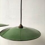 Pair of old pendant lights