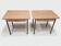 Ochre metal bedside table