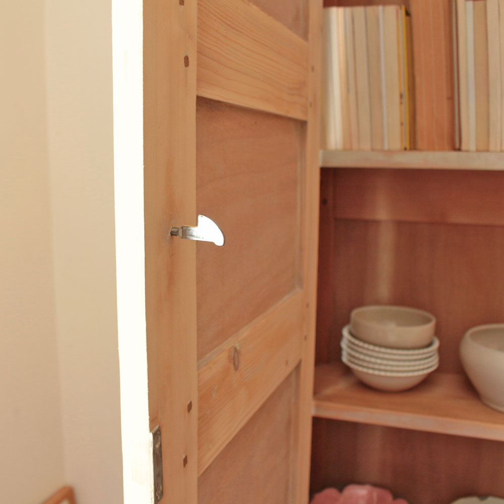 High and narrow Parisian wardrobe