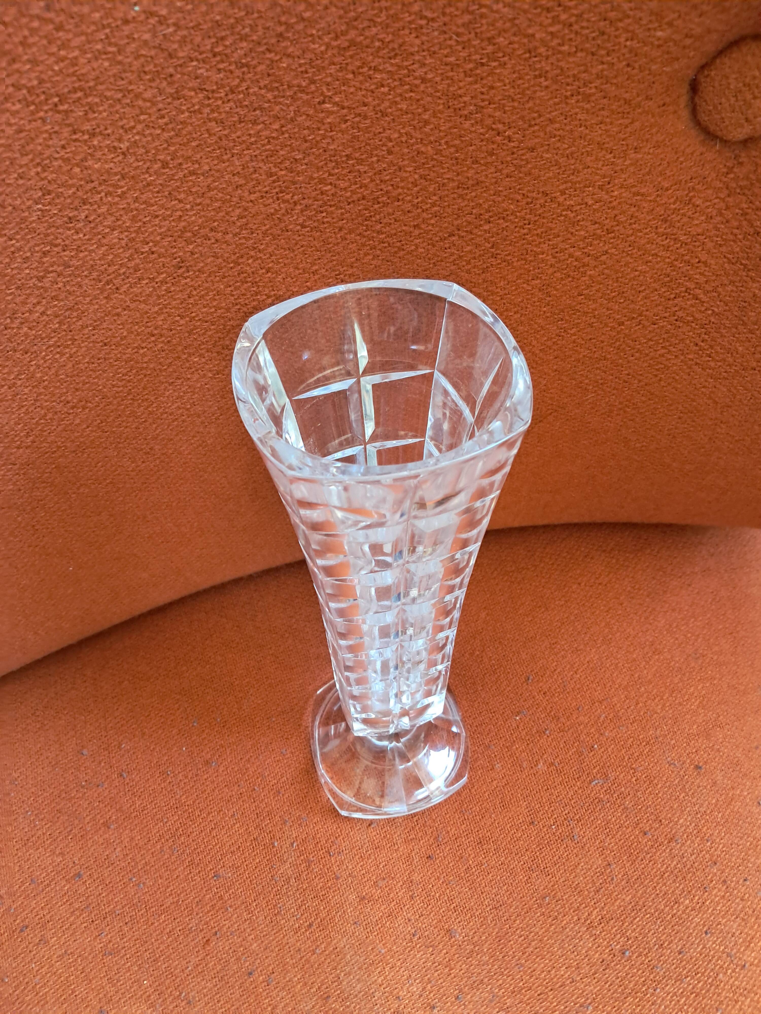 Vintage vase with geometric design