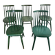 Cinq chaises Fanett vertes par Ilmari Tapiovaara pour Edsby-ken