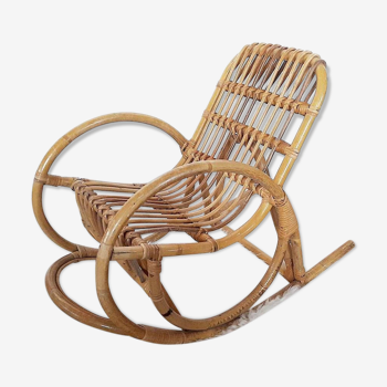 Rattan rocking chair