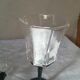 6 black-footed octagonal glasses