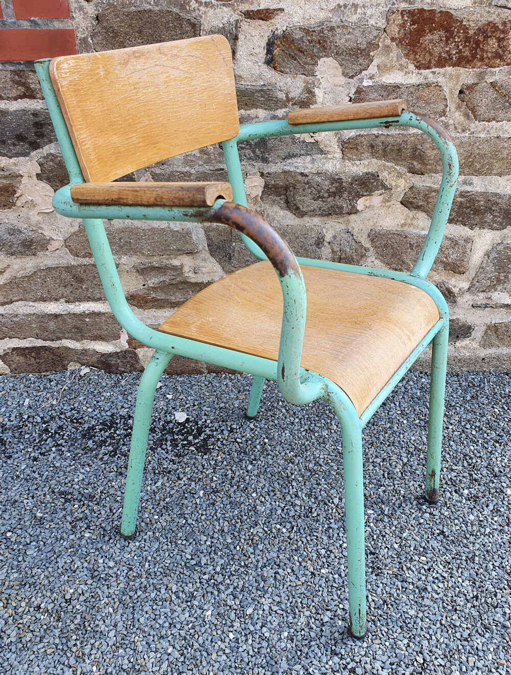 boarding school boarding armrest, vintage, 50s