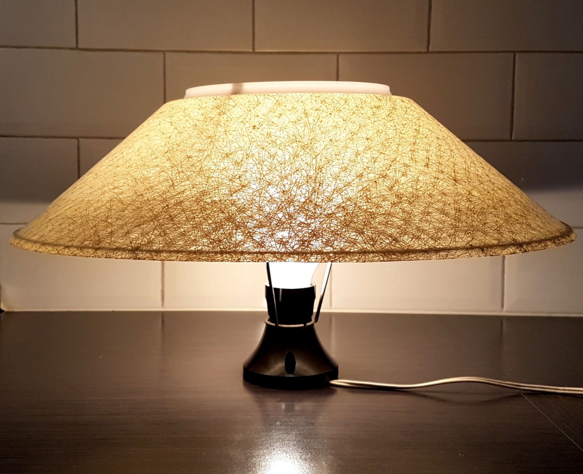 Ceiling light fiberglass by Louis Kalff for Philips
