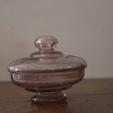 Purple candy cut Bohemian crystal