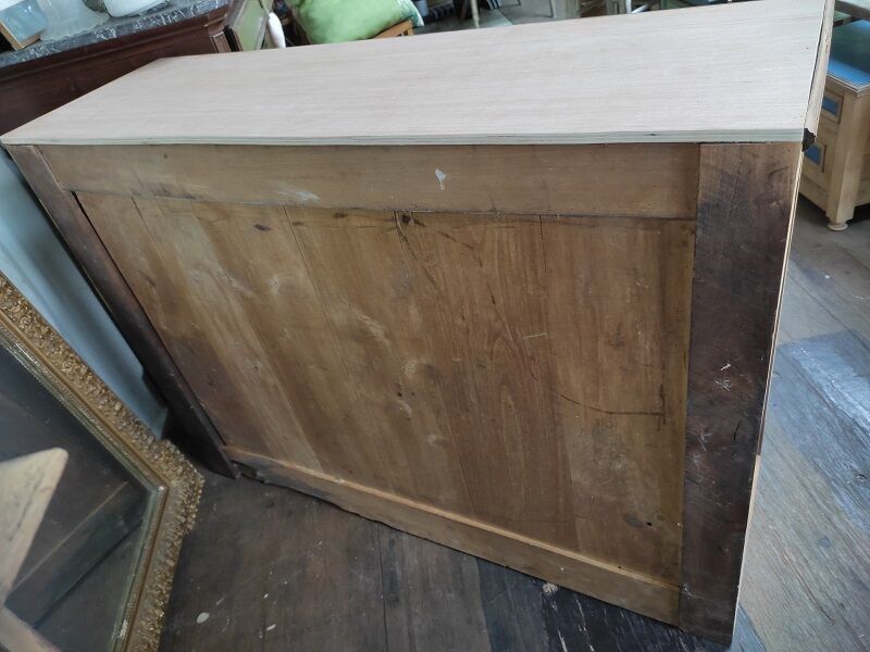 Buffet glazed solid wood Aérogommé antique