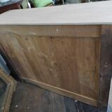 Buffet glazed solid wood Aérogommé antique