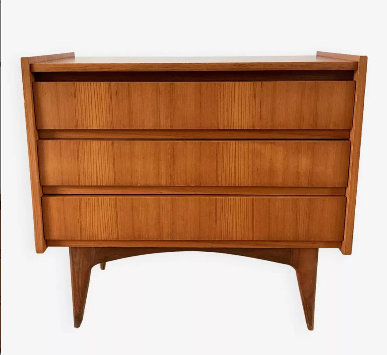 Scandinavian teak dressing table chest of drawers, Danish design, 1960s