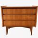 Commode coiffeuse scandinave en teck design danois années 60