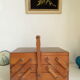 Vintage worker sewing box