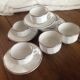 Tasses à café  et sucriers Desoulhieres