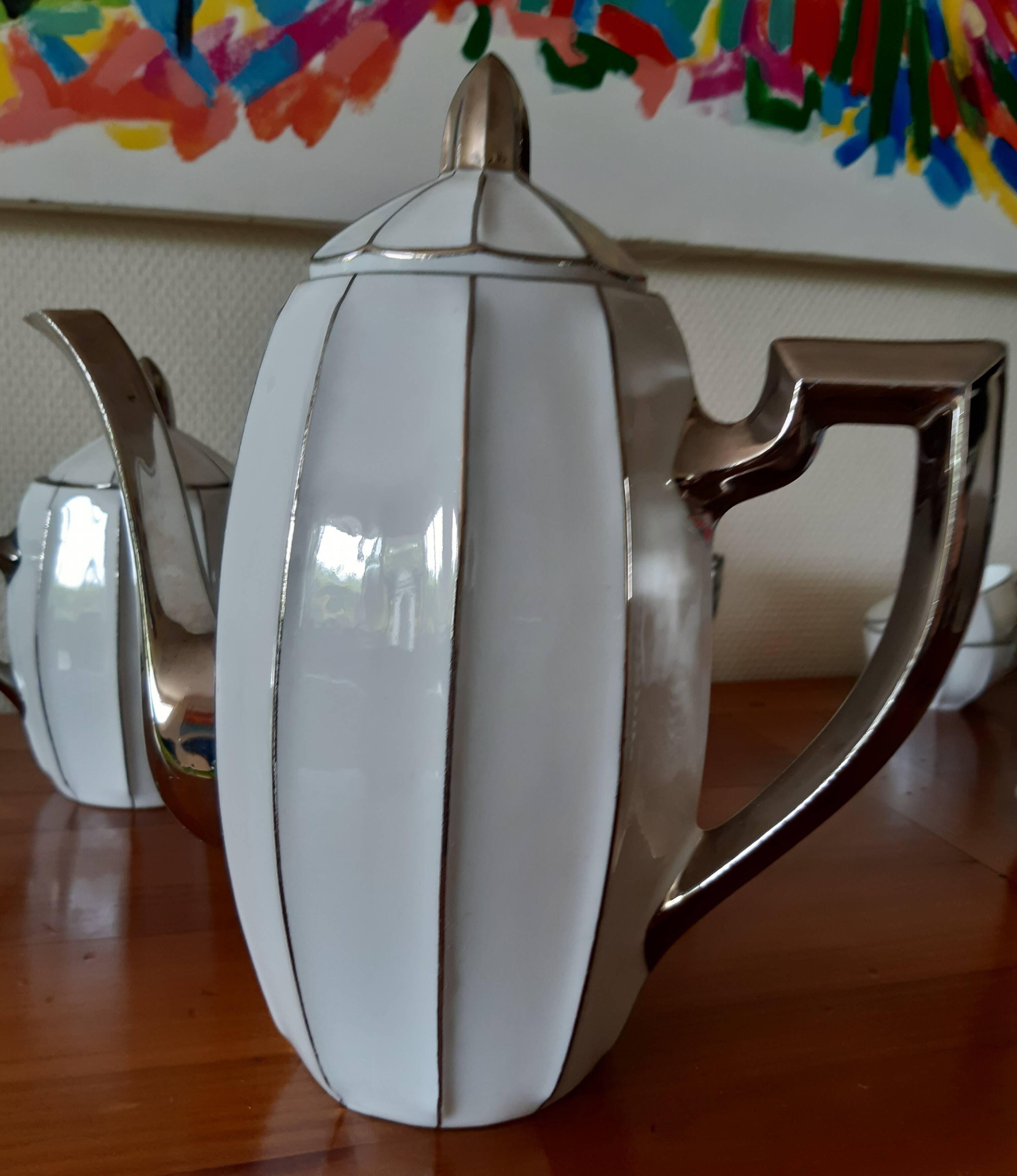 Art Deco coffee service, porcelain, 12 cups