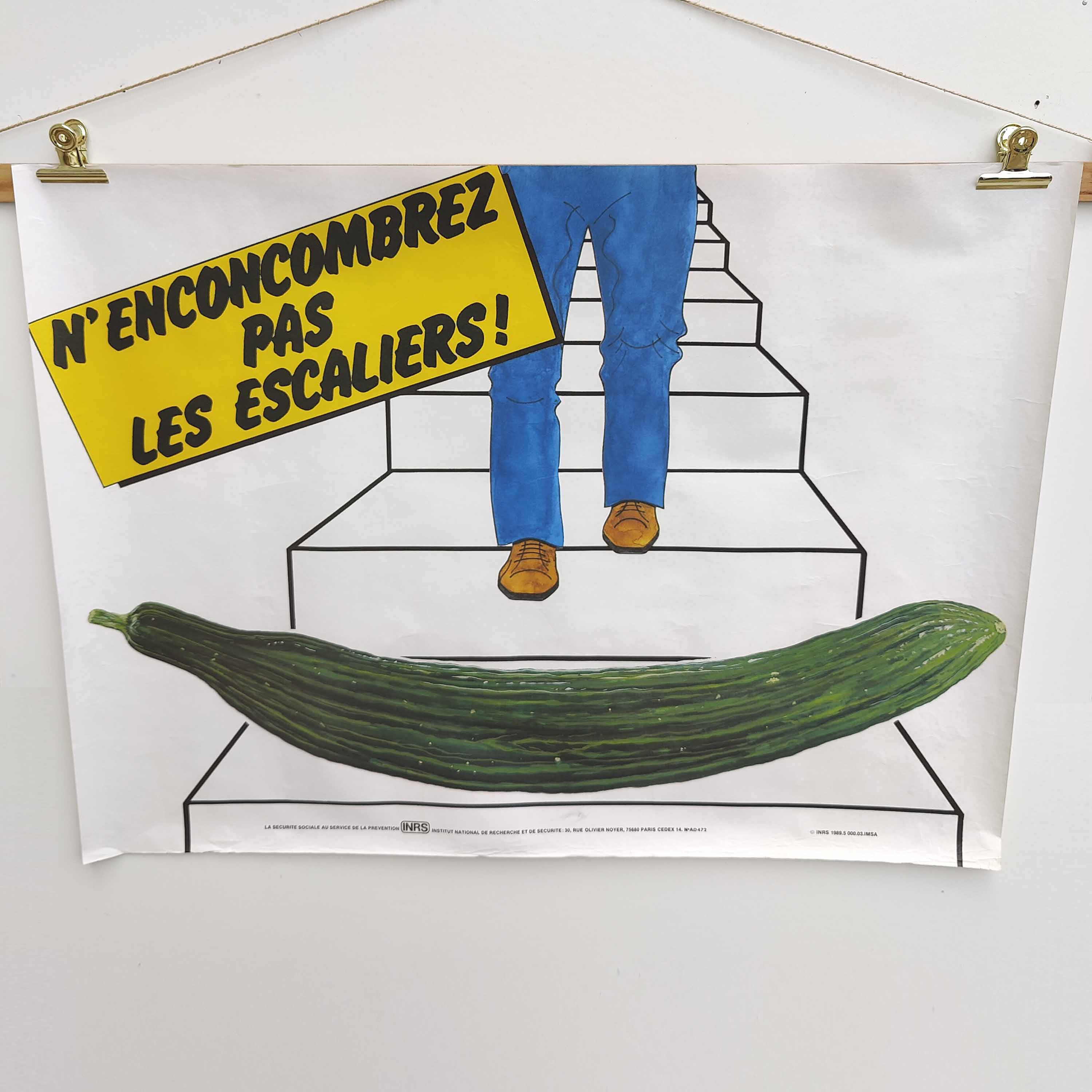 Vintage poster INRS 1989