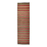 3x10 Rug For Hallway Red & Brown Vintage Kilim Runner Rug, 88x301Cm SK32981