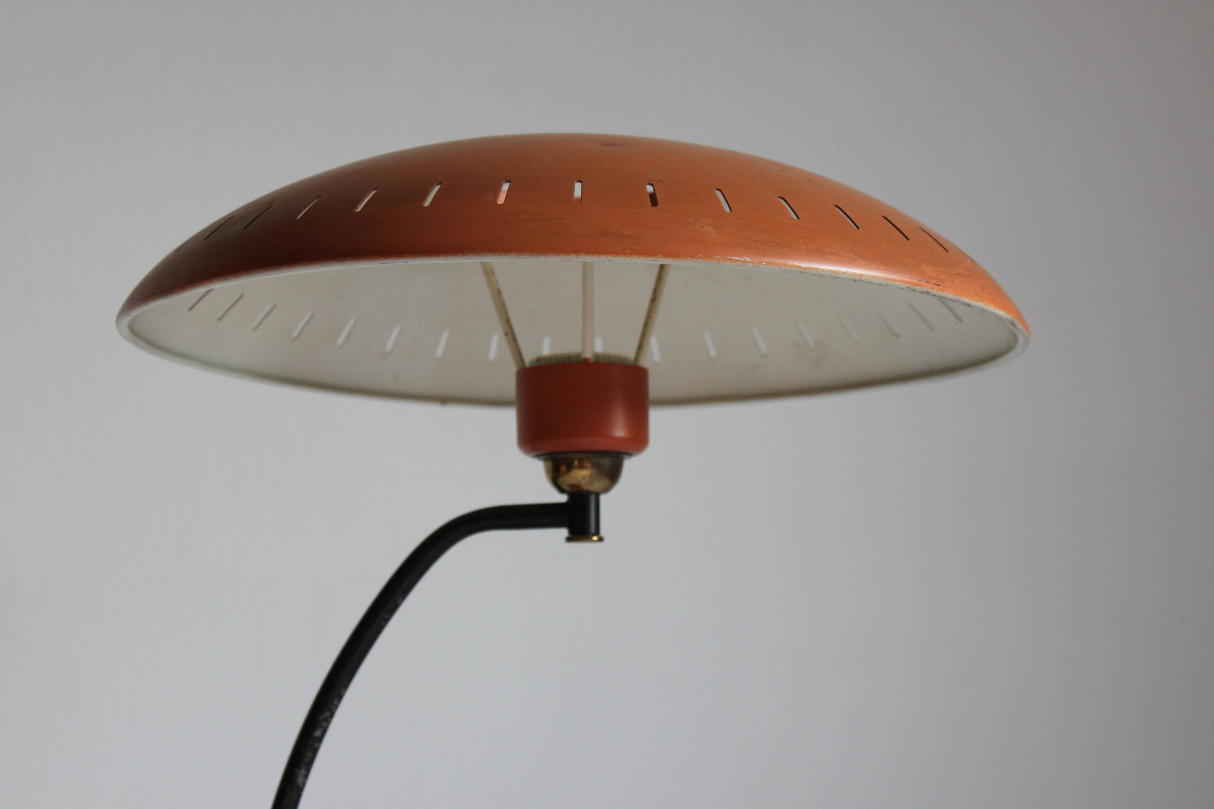 Lampe junior de bureau d’ombre d’Ovni par Louis Kalff pour Philips années 50