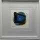 Original Abstract Drawing Framed 33x33 cm