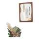 Scandinavian teak mirror
