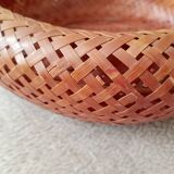 corbeille en bambou tressé