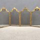 19th century Art Nouveau brass fireplace screen