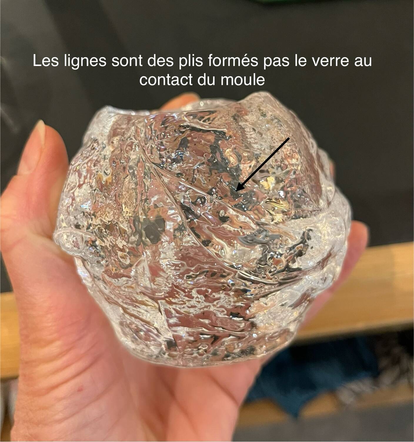 "Snowball" candle holder Kosta Boda