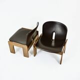 Set of 2 model 925 lounge chairs by Afra & Tobia Scarpa for Cass