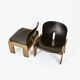 Set of 2 model 925 lounge chairs by Afra & Tobia Scarpa for Cass