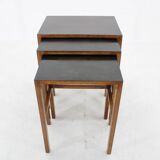 1930s J. Halabala Restored Nesting Tables, Czechoslovakia