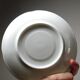 5 cups with two handles, Limoges porcelain Bernardaud "Palm"