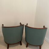 Pair of Art Deco armchairs - refurbished