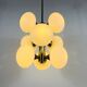 Kaiser chandelier with 9 arms in chrome, 1960s, Germany