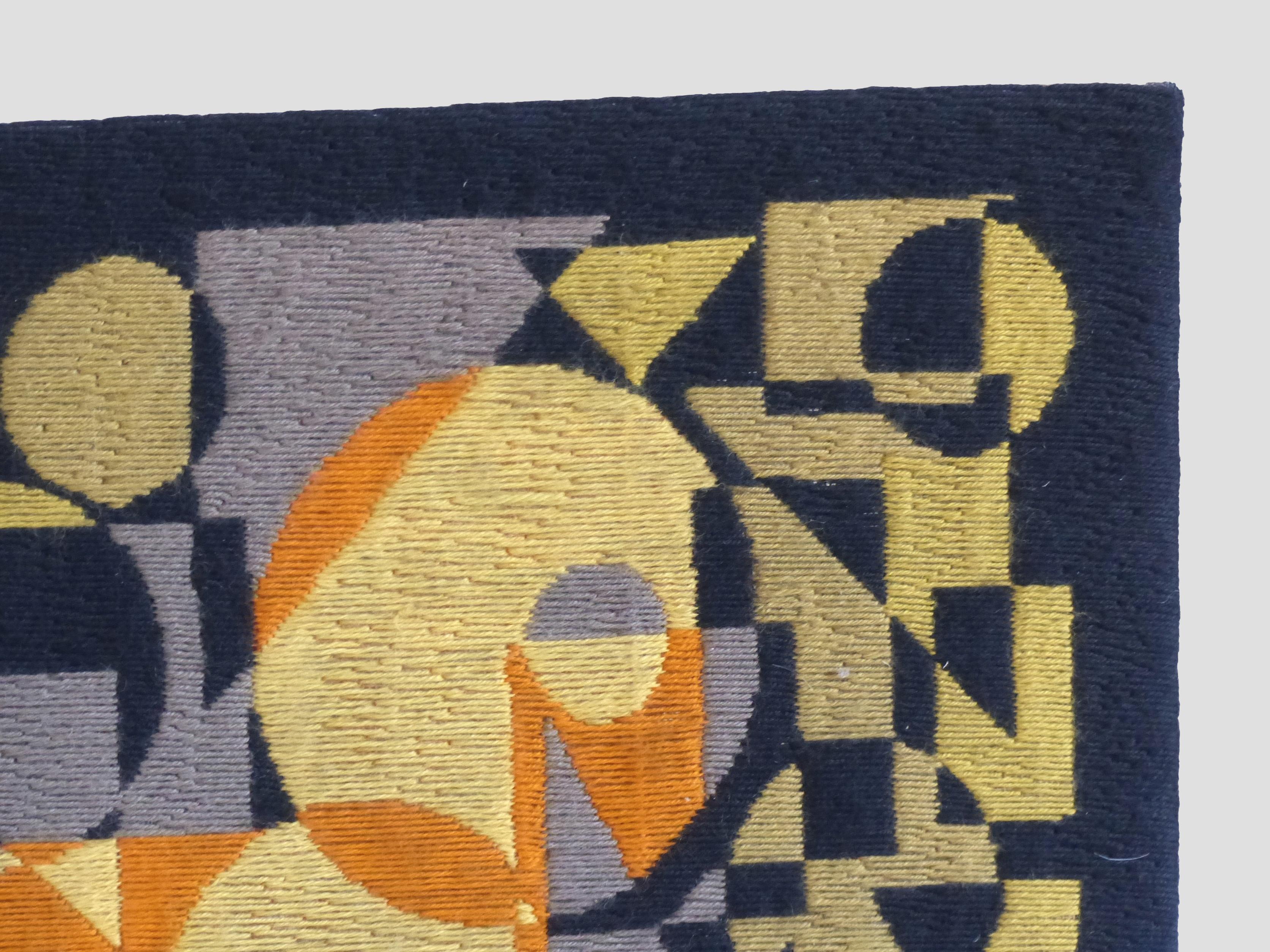 Vintage tapestry Patrice Allart 1977