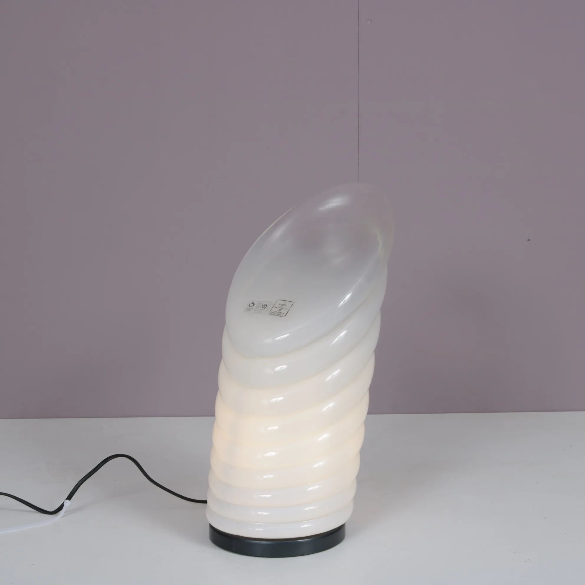 1980s “Coba” table lamp by R. Pamio & R. Toso for Leucos, Italy