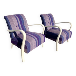 Paire de fauteuils clubs
