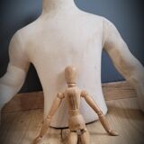 Mannequin wood fabric