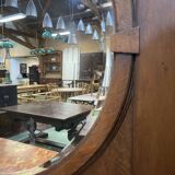 Oak mirror from the early 20th century.