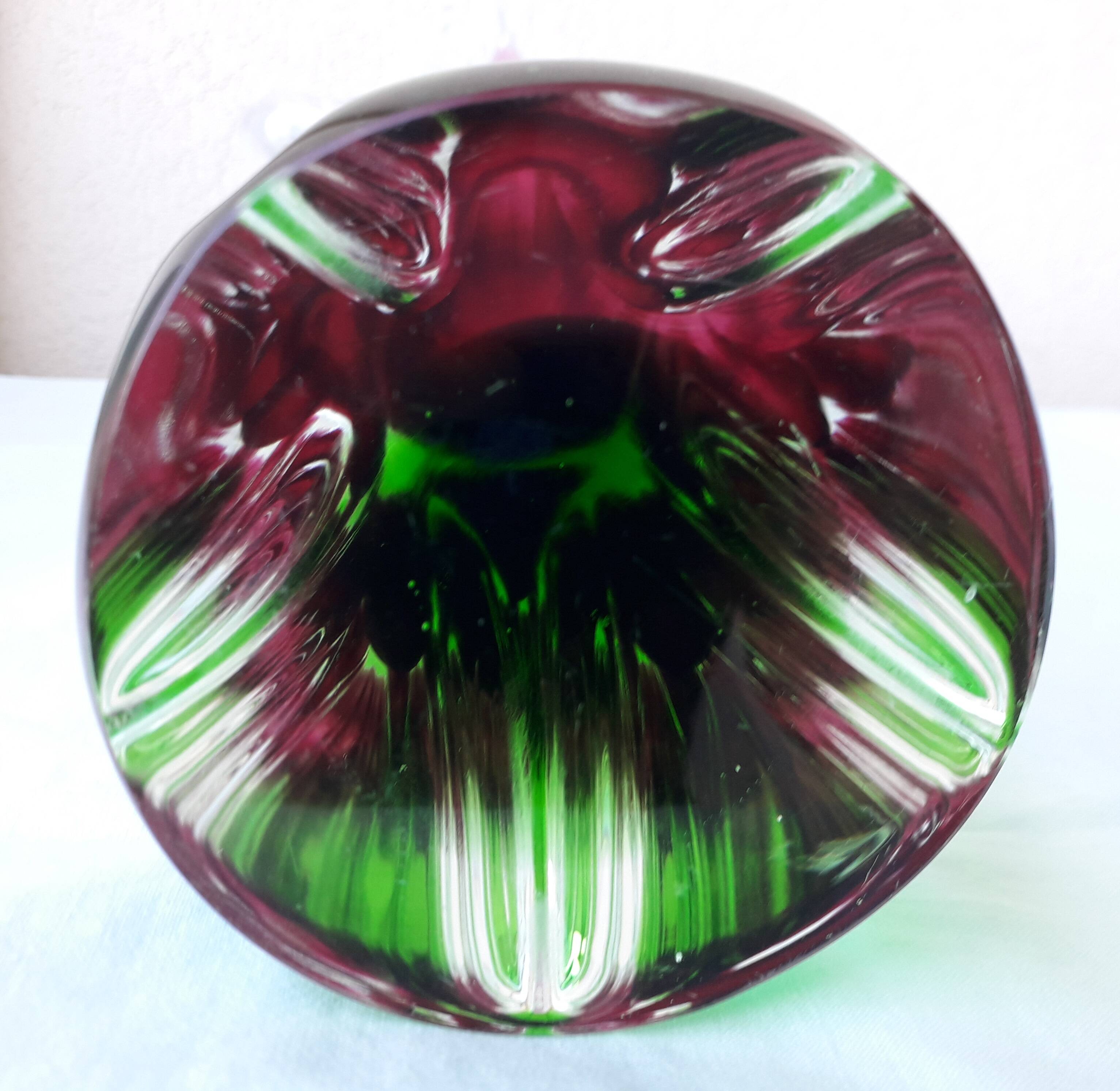 Vase en cristal Joseph Hospodka