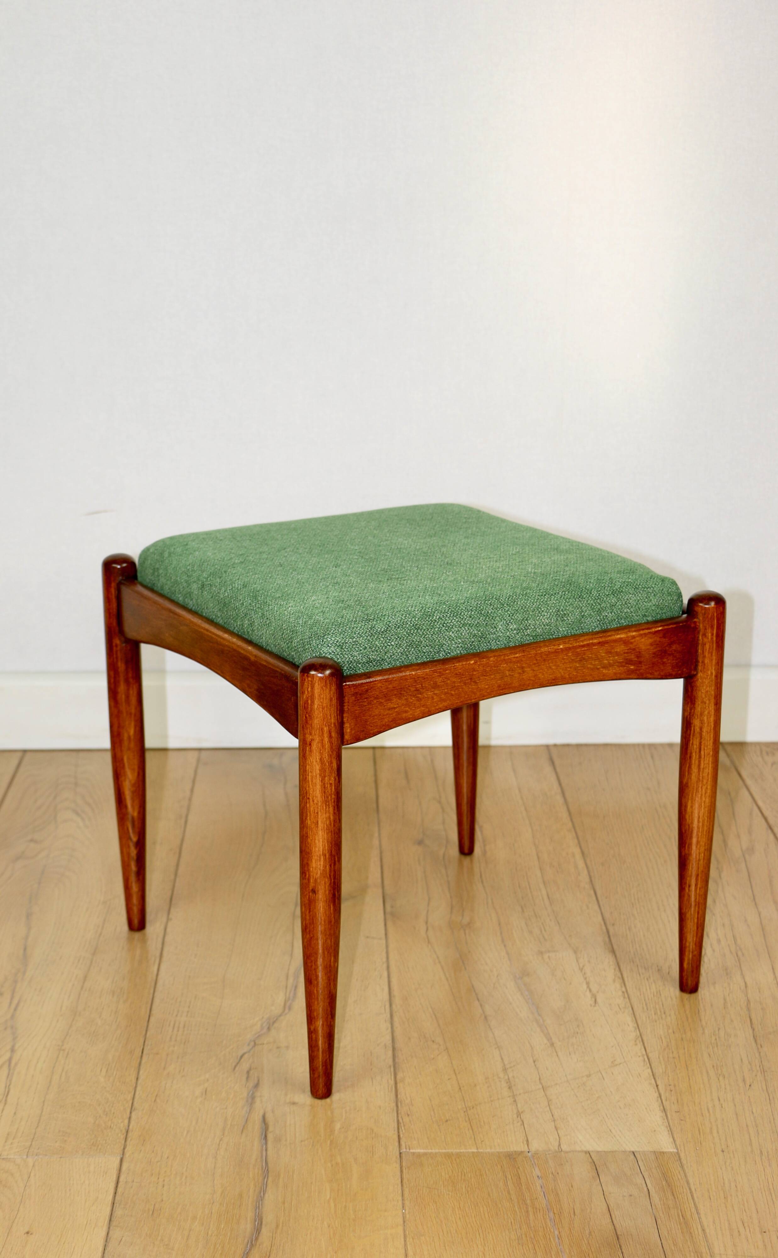 Tabouret Edmund Homa siège vert - tissu structurel
