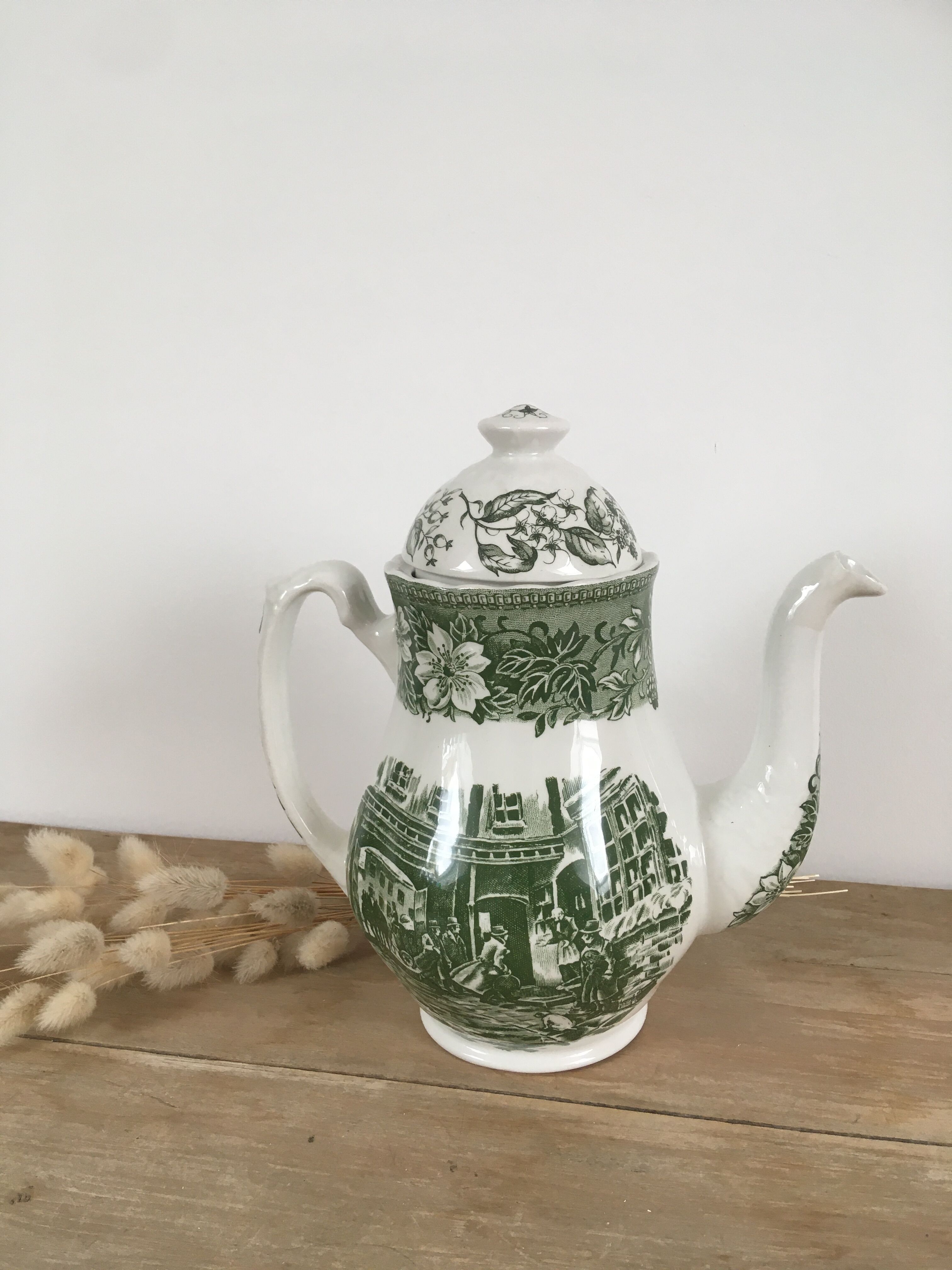 Green English Teapot