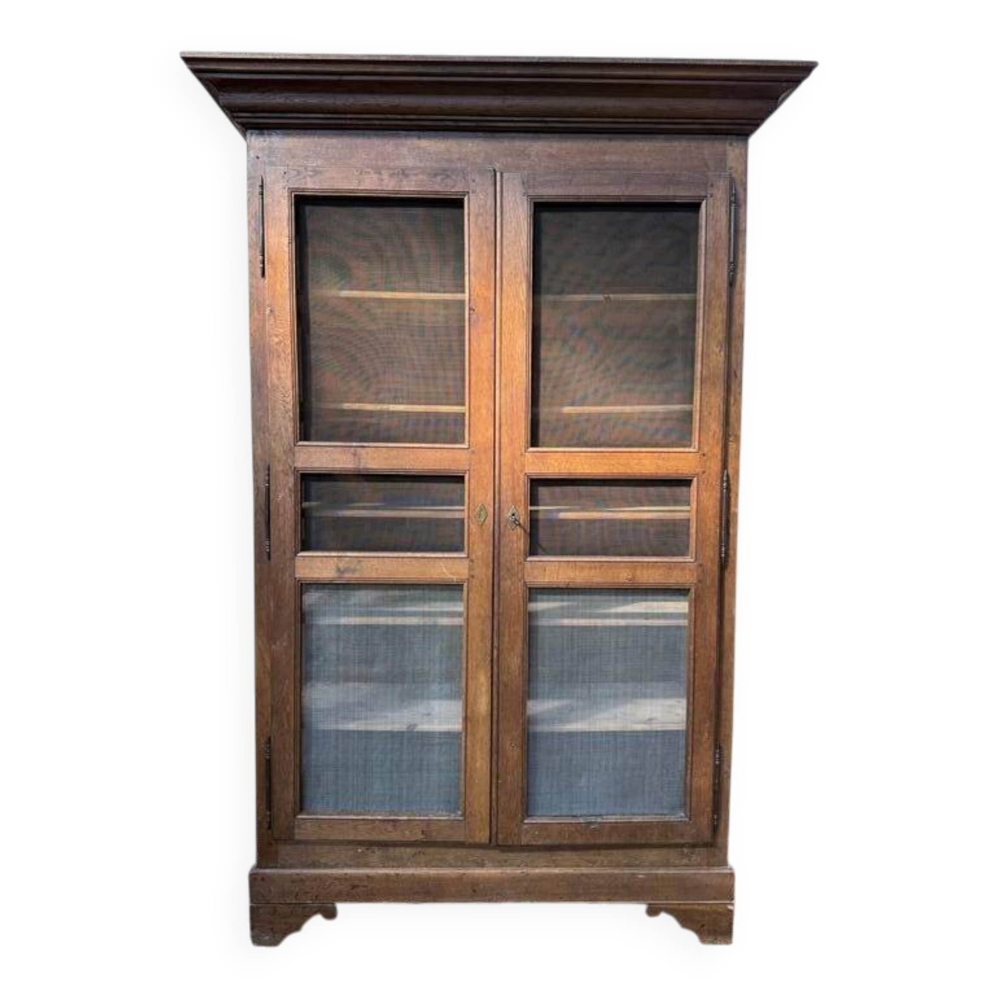 Armoire / Garde-Manger époque Louis Philippe en chêne massif