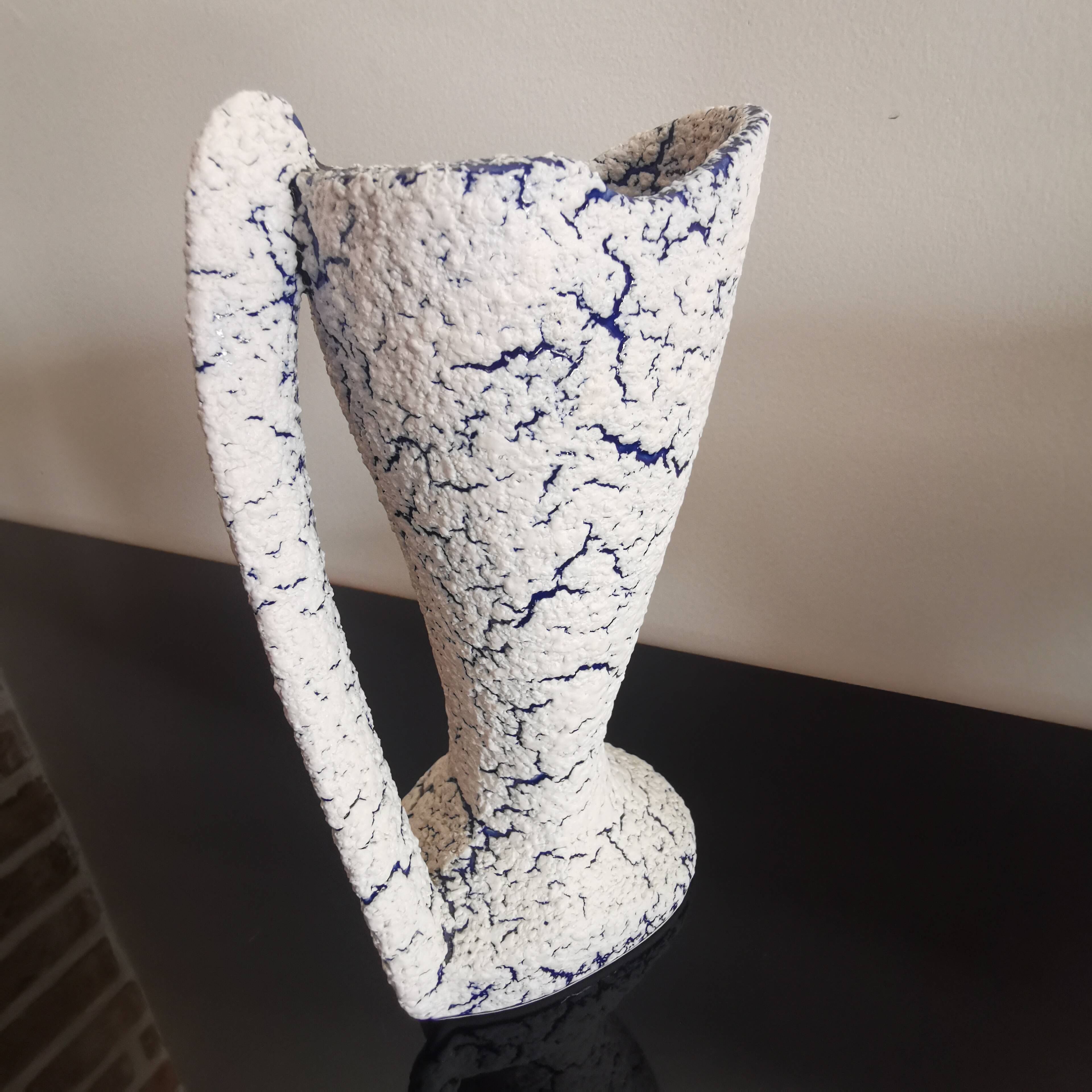 3 ceramic vases “Grès des neiges” France