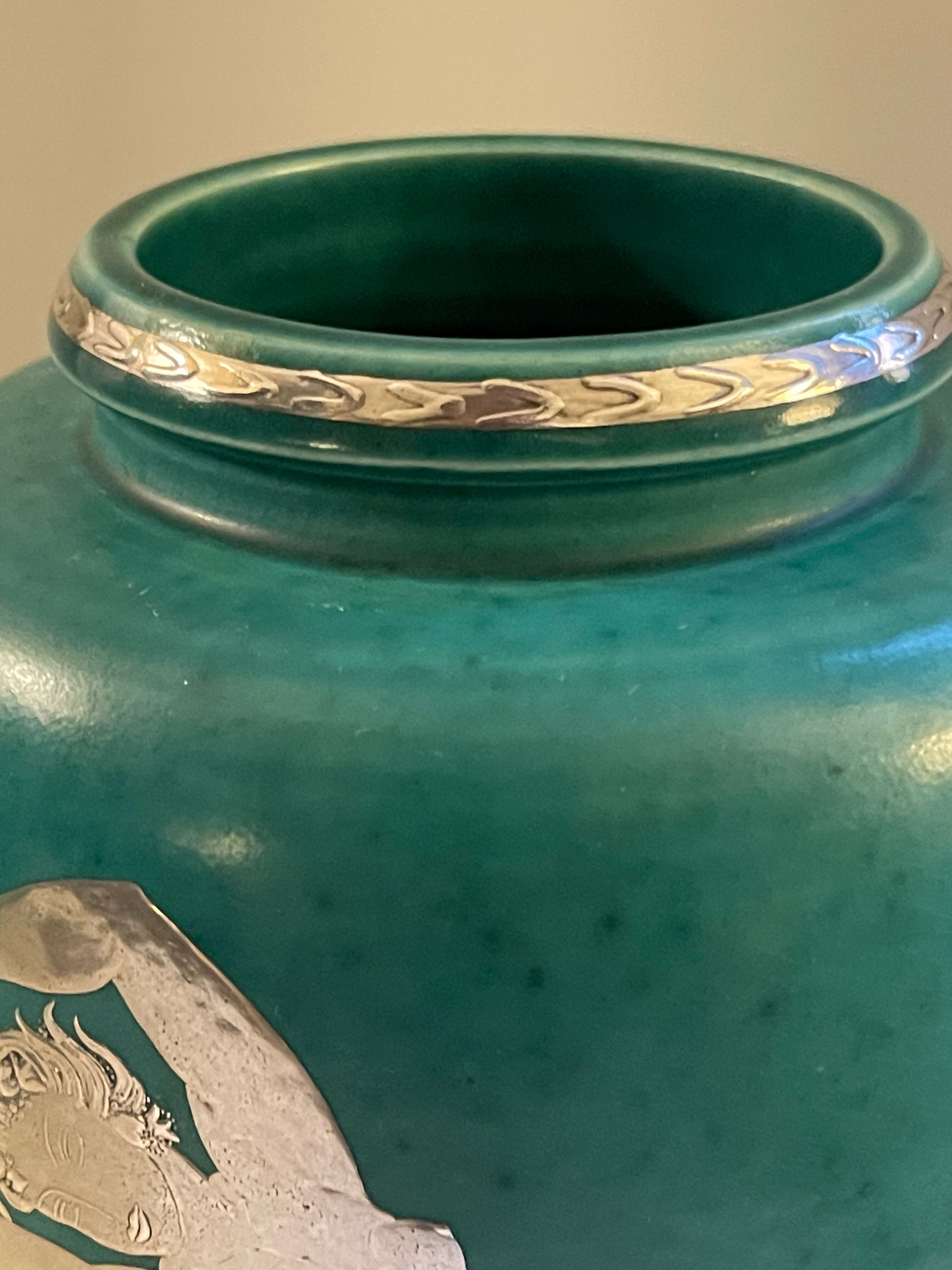 Vase Gustavsberg argenta wilhelm kage