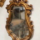 Classic golden mirror 53x27cm