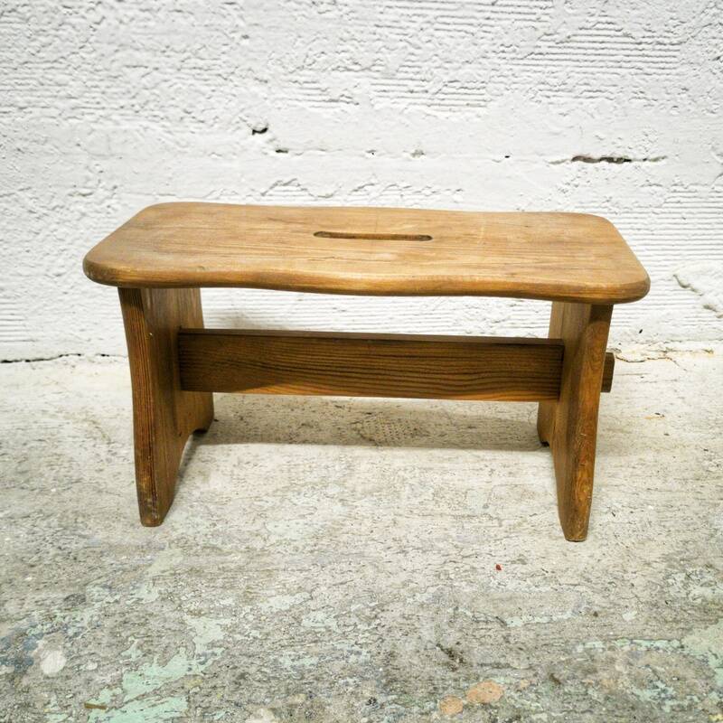 Small wooden stool / footrest