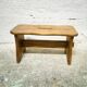 Small wooden stool / footrest