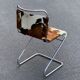Pascal Mourgue's Biscia chair in cow skin, 70s
